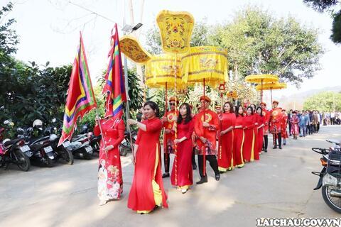Thành phố Lai Châu: Khai mạc Tuần Văn hóa - Lễ hội và Du lịch Xuân Giáp Thìn năm 2024 gắn với Khai hội Đền thờ Vua Lê Lợi