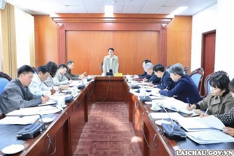 Họp Hội đồng quản lý Quỹ bảo vệ và Phát triển rừng tỉnh Lai Châu