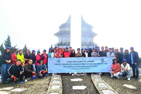 Đoàn Famtrip Hà Nội khảo sát du lịch tại Lai Châu