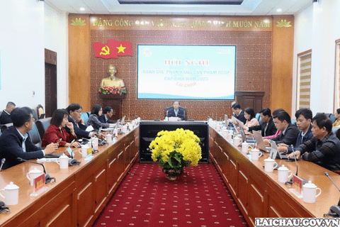 Hội nghị tổ chức đánh giá, phân hạng sản phẩm OCOP tỉnh Lai Châu năm 2023