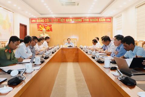 Phó Chủ tịch Thường trực UBND tỉnh cho ý kiến hoàn thiện quy hoạch chung các xã: Nậm Cuổi, Nậm Mạ, Pu Sam Cáp, Nậm Tăm