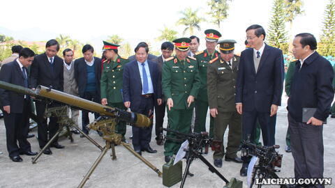 Ghi nhanh tại Lễ ra quân huấn luyện năm 2016 của lực lượng vũ trang tỉnh