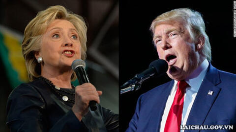 Bầu cử Mỹ: Bà Clinton vẫn giữ được khoảng cách so với ông Trump
