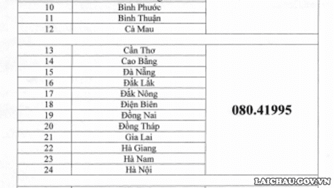 Số điện thoại, email, tiếp nhận thông tin báo cáo nhanh về bầu cử từ các địa phương