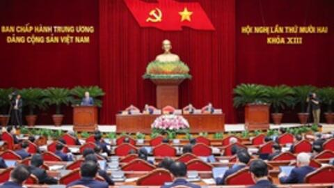 Thông báo Hội nghị lần thứ 12 Ban Chấp hành Trung ương Đảng khóa XIII