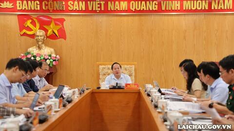 UBND tỉnh Lai Châu họp chuyên đề: Thảo luận kỹ lưỡng về phương án giao biên chế năm 2026