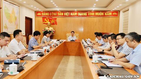 Họp Ban Tổ chức Hội thảo khoa học “Sâm Lai Châu - Tinh hoa đại ngàn Tây Bắc”