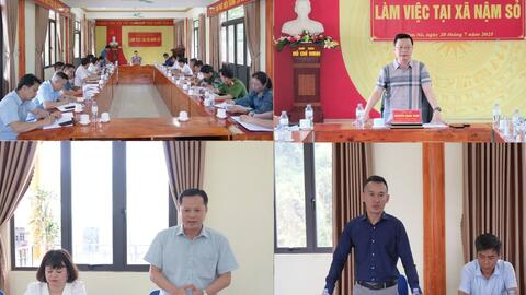 Chủ nhiệm Ủy ban Kiểm tra Tỉnh ủy nắm tình hình công tác tổ chức, hoạt động; thăm, tặng quà các gia đình liệt sĩ trên địa bàn xã Nậm Sỏ