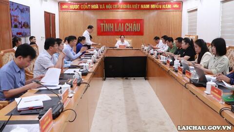 Hội nghị trực tuyến (lần thứ 4) của Ban Chỉ đạo tỉnh về khám sức khỏe định kỳ hoặc khám sàng lọc miễn phí cho người dân tỉnh Lai Châu