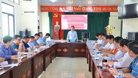Đoàn kiểm tra số 7 kiểm tra, nắm tình hình công tác tổ chức, hoạt động của xã Tà Tổng