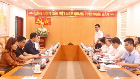 Phó Chủ tịch Thường trực UBND tỉnh làm việc với Đoàn công tác của Công ty TNHH K Star Edu