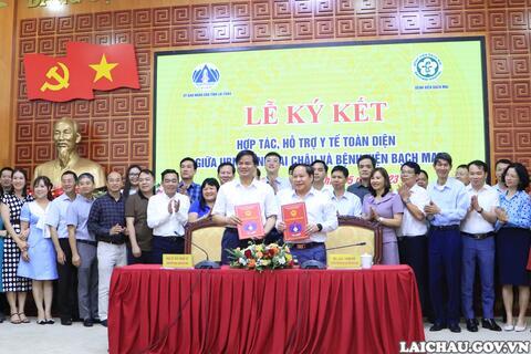 Ký kết Hợp tác, hỗ trợ y tế toàn diện giữa UBND tỉnh Lai Châu và Bệnh viện Bạch Mai