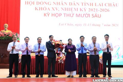 Đồng chí Lê Văn Lương được bầu giữ chức Chủ tịch UBND tỉnh Lai Châu, nhiệm kỳ 2021 - 2026