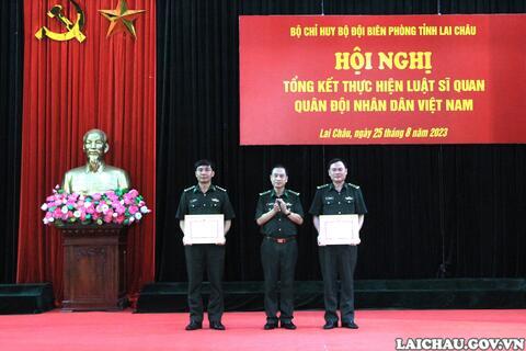 Bộ Chỉ huy Bộ đội Biên phòng tỉnh: Tổng kết thực hiện Luật Sĩ quan Quân đội Nhân dân Việt Nam