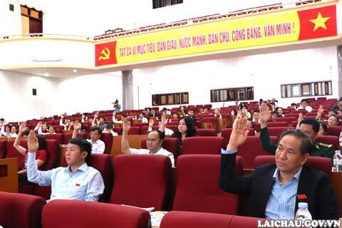 Bế mạc Kỳ họp thứ mười tám, HĐND tỉnh Lai Châu khóa XV, nhiệm kỳ 2021 - 2026: 5 Nghị quyết được thông qua