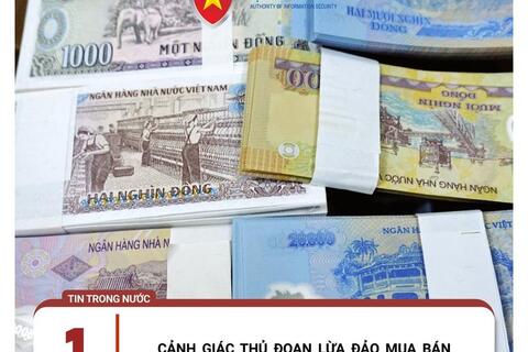 Lừa đảo mua bán tiền giả trên mạng xã hội