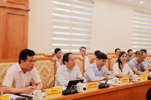 Đoàn kiểm tra liên ngành Trung ương số 5 về an toàn thực phẩm làm việc tại tỉnh