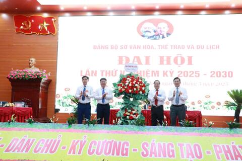 Đại hội Đảng bộ Sở Văn hóa, Thể thao và Du lịch lần thứ V, nhiệm kỳ 2025 - 2030