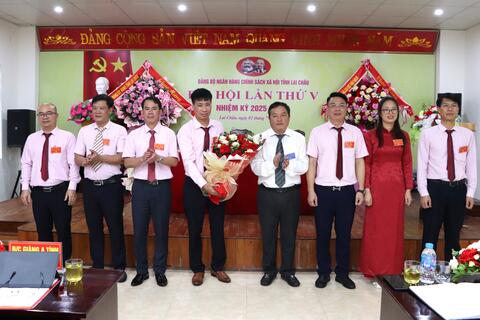 Đảng bộ Ngân hàng Chính sách xã hội tỉnh Lai Châu: Đại hội lần thứ V, nhiệm kỳ 2025 - 2030