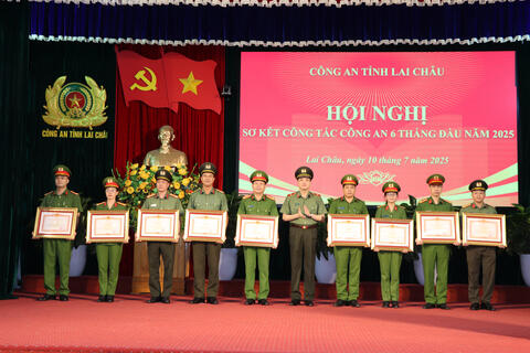 Công an tỉnh Lai Châu: Sơ kết công tác công an 6 tháng đầu năm 2025