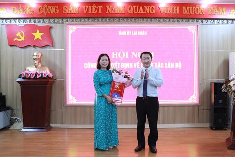 Tỉnh ủy Lai Châu: Công bố quyết định về công tác cán bộ