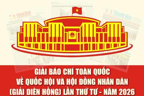 Giải báo chí toàn quốc về Quốc hội và Hội đồng nhân dân (Giải Diên Hồng) lần thứ tư - năm 2026