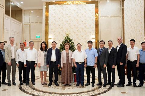 Đoàn công tác của tỉnh Lai Châu làm việc với Tập đoàn BRG