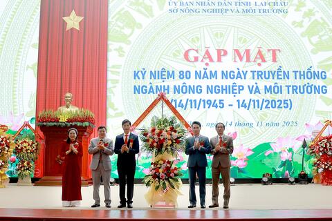 Lai Châu: Gặp mặt kỷ niệm 80 năm Ngày Truyền thống ngành Nông nghiệp và Môi trường