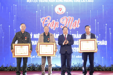 Gặp mặt kỷ niệm 20 năm ngày thành lập Hội Cựu Thanh niên xung phong tỉnh Lai Châu