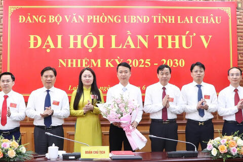 Nghị quyết Đại hội Đảng bộ Văn phòng UBND tỉnh lần thứ V, nhiệm kỳ 2025 - 2030
