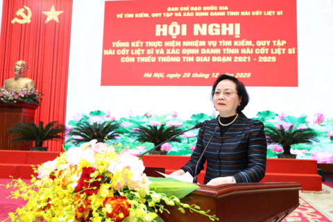 Đẩy mạnh công tác tìm kiếm, quy tập và xác định danh tính hài cốt liệt sĩ