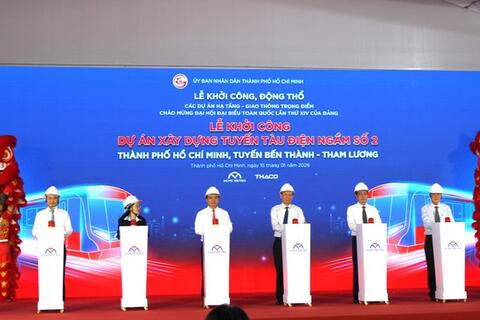 TPHCM: Khởi công nhiều công trình dự án trọng điểm chào mừng Đại hội lần thứ XIV của Đảng