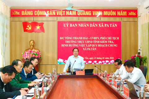 Tổ công tác số 1 của UBND tỉnh Lai Châu kiểm tra, định hướng công tác lập quy hoạch chung tại xã Pa Tần đến năm 2045