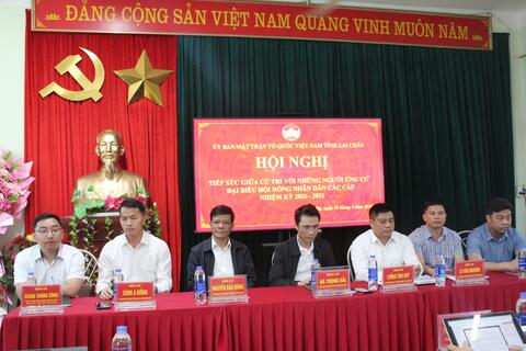 Hội nghị tiếp xúc cử tri với những người ứng cử đại biểu HĐND tỉnh nhiệm kỳ 2026–2031