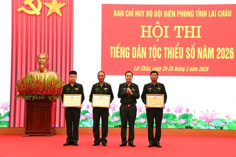 Bộ đội Biên phòng tỉnh Lai Châu: Bế mạc Hội thi tiếng dân tộc thiểu số năm 2026