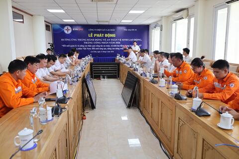 Công ty Điện lực Lai Châu: Phát động hưởng ứng Tháng hành động về An toàn vệ sinh lao động, Tháng công nhân năm 2026