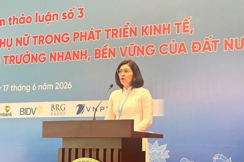 Trao cơ hội để phụ nữ trở thành động lực của tăng trưởng xanh
