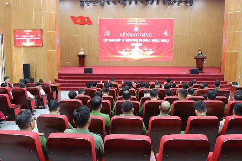 Lễ Khai giảng các lớp Trung cấp lý luận chính trị khóa 1, khoá 2, khoá 3 năm 2026