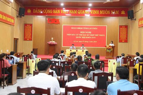 Đoàn Đại biểu Quốc hội tỉnh Lai Châu tiếp xúc cử tri tại các xã Lê Lợi, Nậm Hàng sau Kỳ họp thứ Nhất, Quốc hội khóa XVI