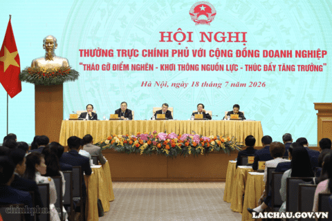 Thủ tướng chủ trì Hội nghị Thường trực Chính phủ với cộng đồng doanh nghiệp