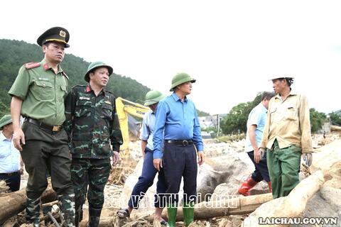 Bí thư Tỉnh ủy Lê Minh Ngân: An toàn và ổn định cuộc sống của nhân dân là ưu tiên hàng đầu sau thiên tai