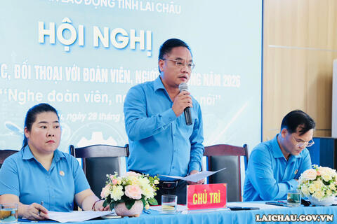 Hội nghị gặp gỡ, tiếp xúc, đối thoại với đoàn viên, người lao động năm 2026