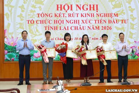Lai Châu: Tổng kết, rút kinh nghiệm công tác tổ chức Hội nghị Xúc tiến đầu tư năm 2026