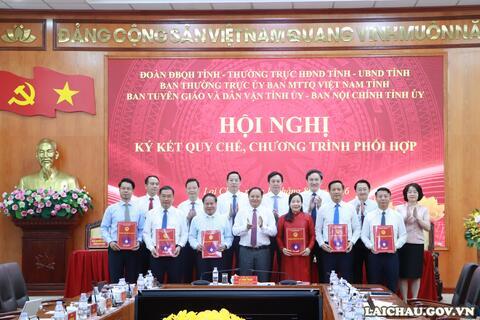 Hội nghị ký kết Quy chế, Chương trình phối hợp