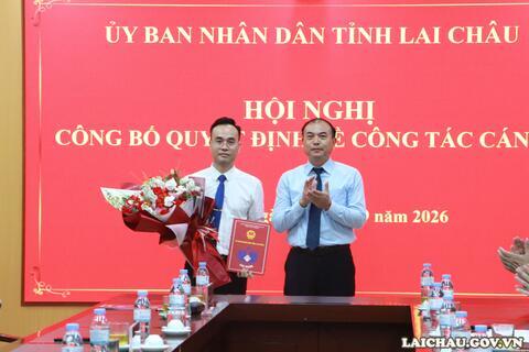 Đồng chí Ngô Sỹ Thiện được bổ nhiệm giữ chức vụ Phó Giám đốc Sở Xây dựng