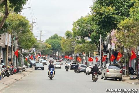 Thành phố Lai Châu những ngày giáp Tết