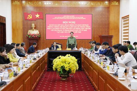Hội nghị đánh giá kết quả hoạt động của Ban Chỉ đạo Phòng, chống tội phạm