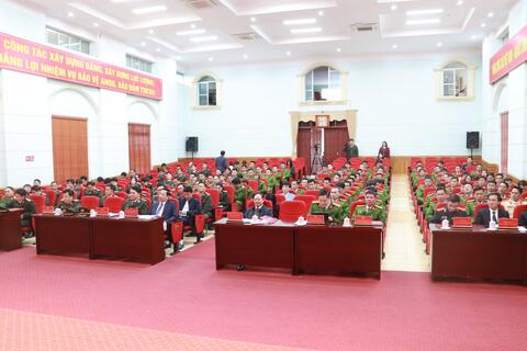 Công an tỉnh Lai Châu triển khai chương trình công tác năm 2026