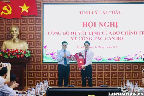 Đồng chí Vũ Mạnh Hà giữ chức Phó Bí thư Tỉnh uỷ Lai Châu nhiệm kỳ 2020 - 2025