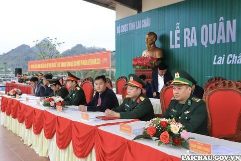 Lai Châu: Ra quân huấn luyện năm 2024 của lực lượng vũ trang tỉnh
